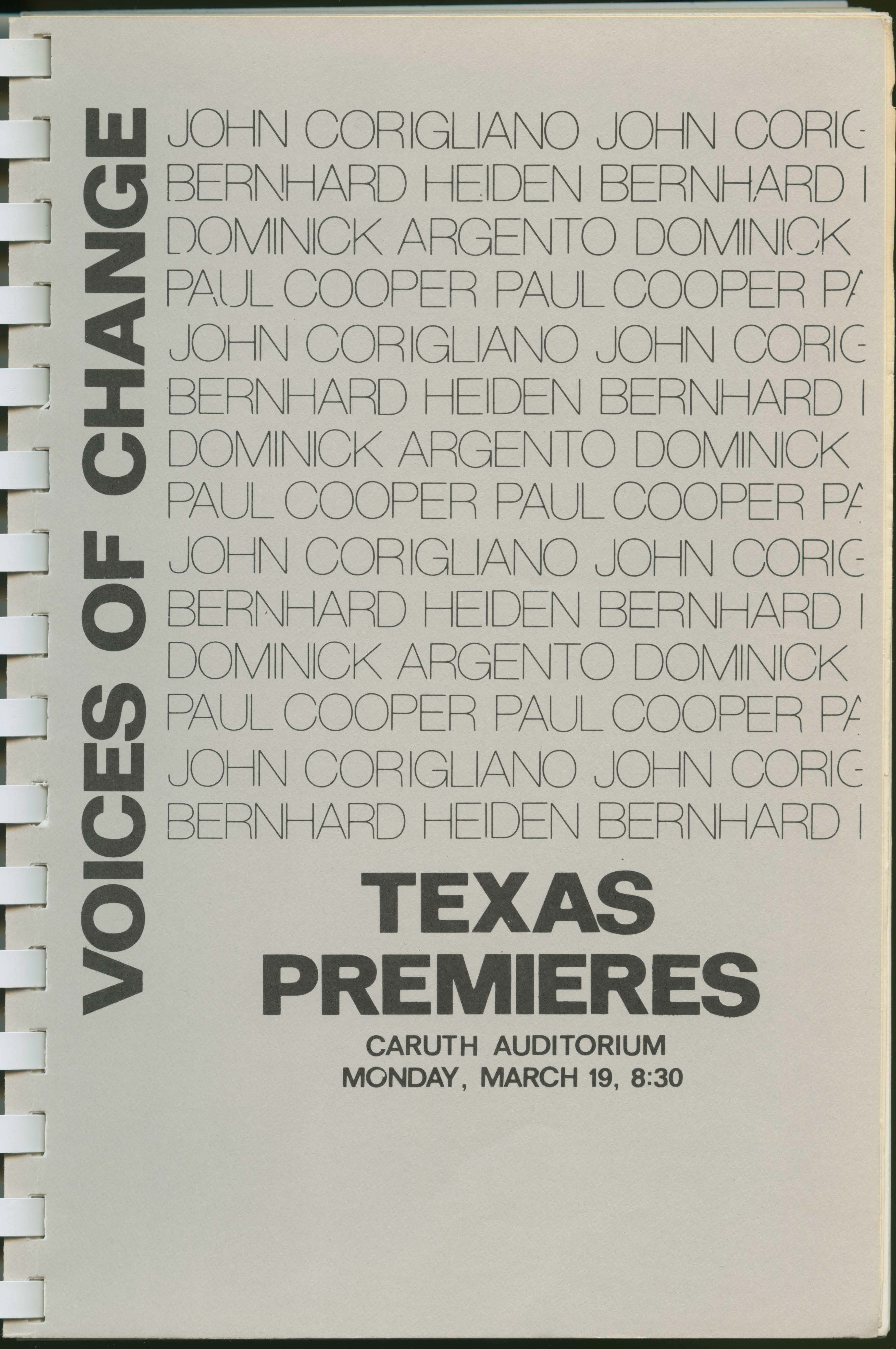 title="Texas Premieres: March 19, 1979 program"